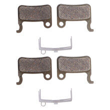 2 Sets Semi-Metallic Brake Pads Replacement Metal Brake Pads For