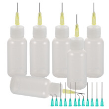 1Set Fijne Naaldpunt Lijm Applicator, Plastic Precisie Knutselfles