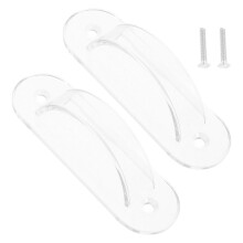 2 Pcs Transparent Wall Switch Guards For Child Safety