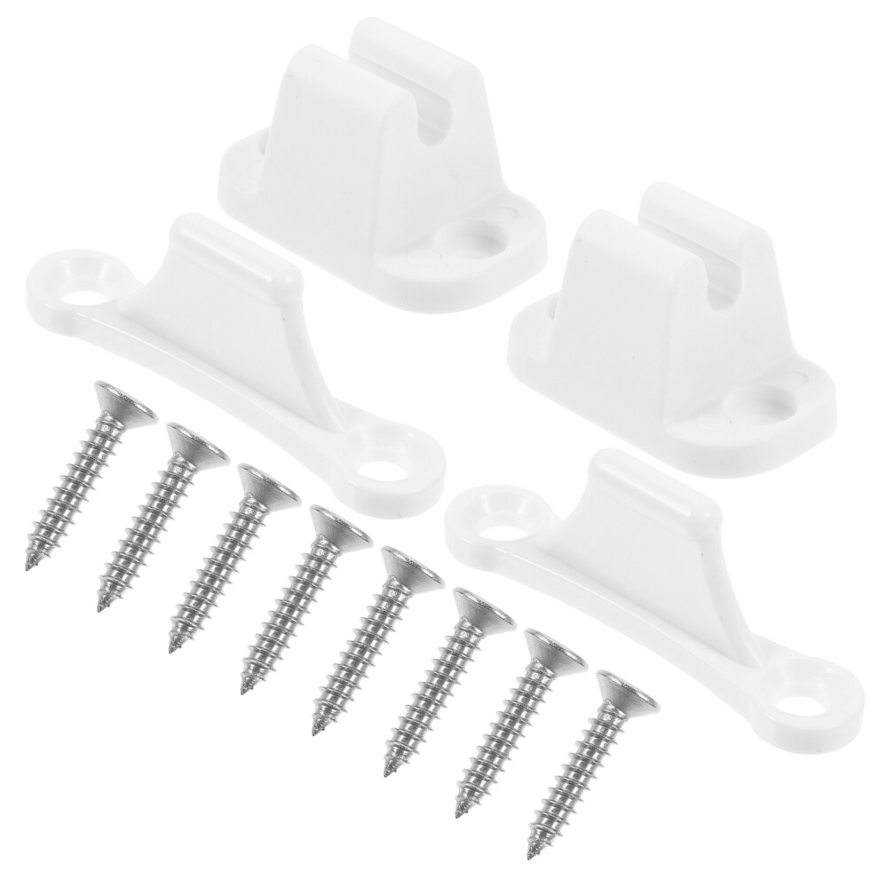 2 Pairs Door Stopper Retainers For Caravan Campers Rv 3314085327257