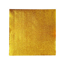 500Pcs Aluminium Foil Wrappers Gold 12X12Cm For Chocolate Packaging