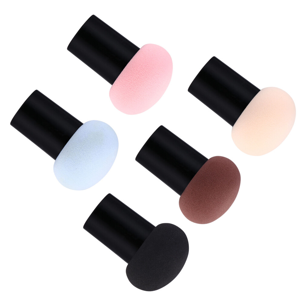 Totority 5Pcs Mushroom Shape Powder For Face Cosmetic Application