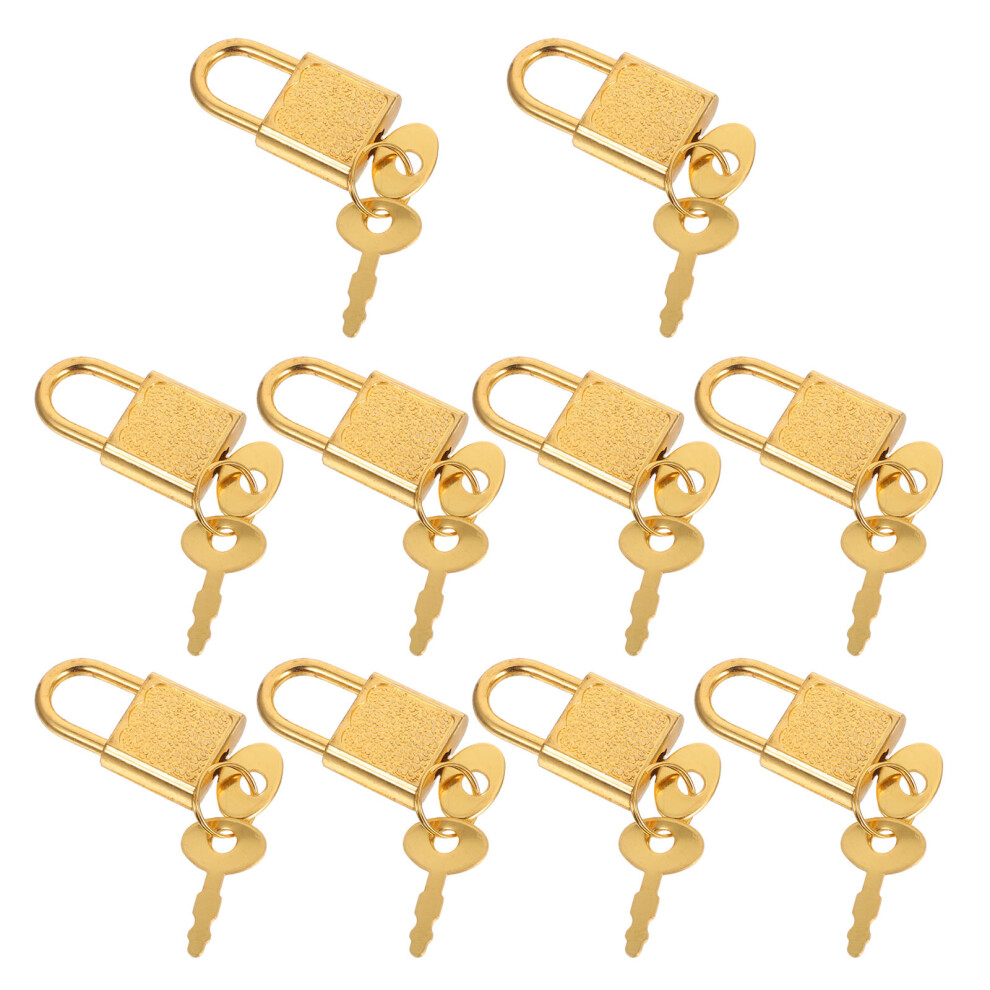 Mini Lock With Key Set For Keepsake Box Diary Storage Treasure Chest 3314080085701