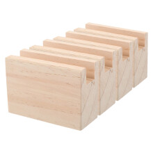 4pcs wooden bed risers heavy duty height extender feet for home office