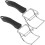 2Pcs Oven Rack Puller Clips Scald Resistant Hot Tray Gripper 1