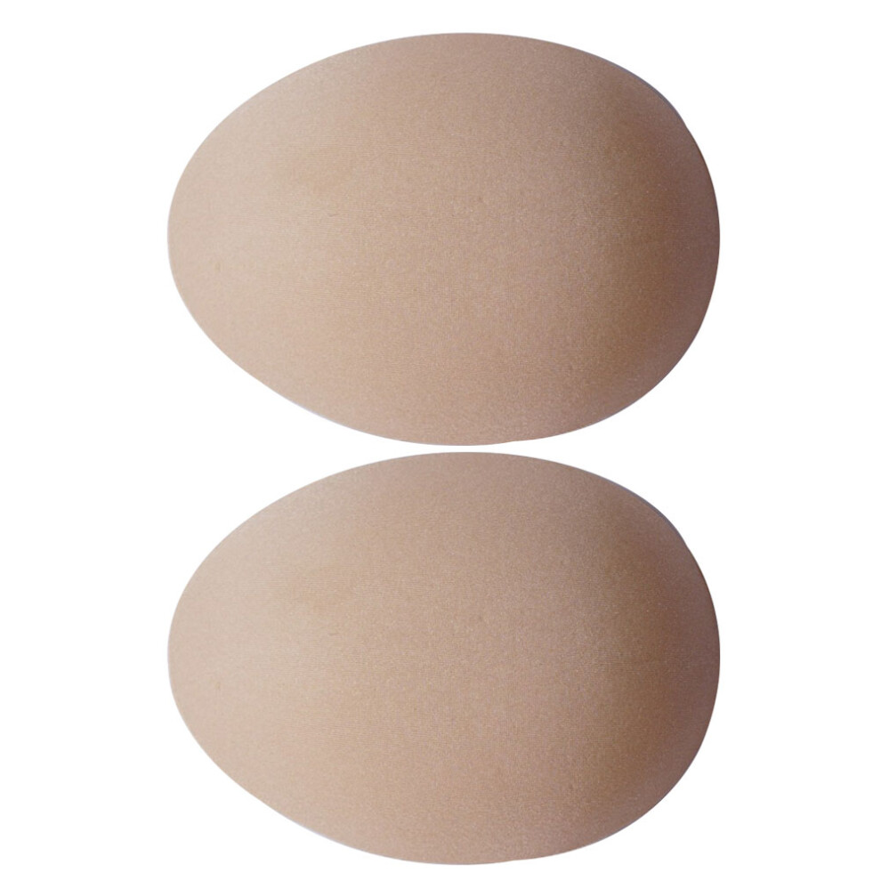 Inoomp 1 Pair Invisible Self-Adhesive Silicone Chest Pads For Men Khaki