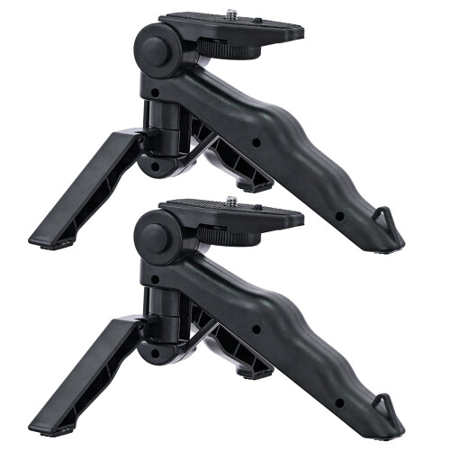 2Pcs Action Camera Tripod Desktop Holder Mini Stand For Selfie