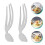 2Pcs Stainless Steel Salad Server Fork For Home 5
