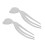 2Pcs Stainless Steel Salad Server Fork For Home 6