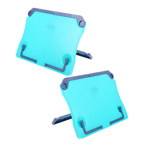 2Pcs Folding Music Stand: Adjustable Plastic Desktop Sheet Holder
