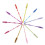 100Pcs Nylon Eyelash Mascara Wands Applicator Brow Brush Tool 2