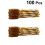 100Pcs Nylon Eyelash Mascara Wands Applicator Brow Brush Tool 5