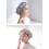 3Pcs Durable Waterproof Bath Hats Elastic Shower Caps Soft Lightweight 2