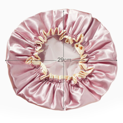 3Pcs Durable Waterproof Bath Hats Elastic Shower Caps Soft Lightweight 2