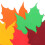 50Pcs Fall Bulletin Board Decorations Maple Leaf Paper Cutouts 8