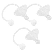 3Pcs Silicone Baby Bottle Nipple With Weighted Straw