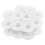 10Pcs Plastic Empty Spools For Embroidery Sewing Crafting White 11