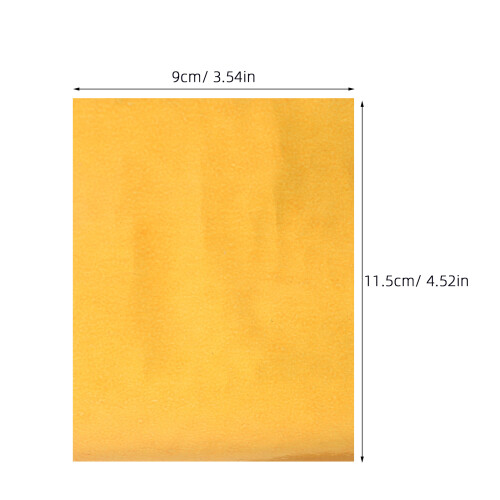 1000Pcs Unfinished Golden Paper For Making Metallic Foil Sheets 2