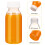 10Pcs Transparent Juice Milk Beverage Bottles With Lid 3