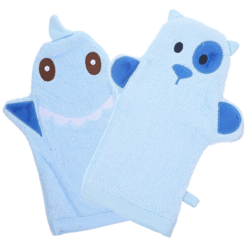 2Pcs Exfoliating Bath Gloves For Skin Cleaning 2