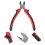 Handheld Diagonal Cutters High Leverage Angled Pliers Red 3