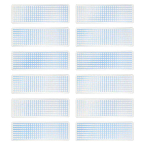 40Pcs Washi Tape Sample Boards Plastic Cards