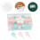 40Pcs Candy Color Square Head Thumb Tacks For Wall Photos 4