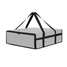 Pizza Develivey Insulated Bag With Reinforced Carry Handle For Takeaway Shopping Camping And Travel 40cmx40cmx15cm