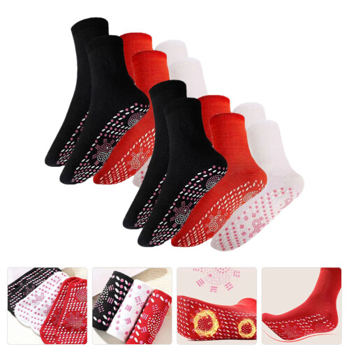 6 pares de de inverno algodão confortável e respirável 2