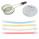4Pcs Lange Tennis Schläger Vibration Dämpfer 10