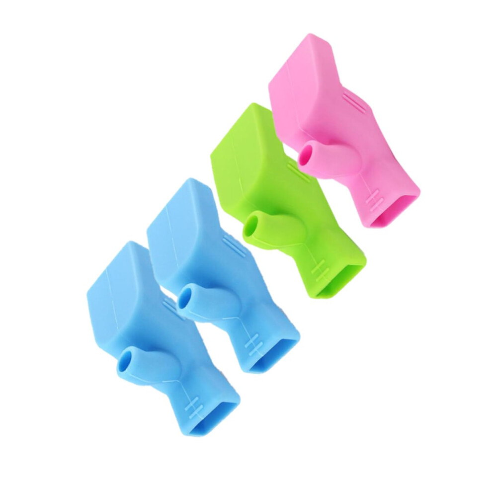 Portable Silicone Faucet Extender 4 Pack Water Spout Covers For Kids Adjustable Sink Handle Accessory Kitchen And Bath 9354506028428