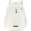 Polyester Backpack for Tennis and Badminton Rackets With Adjustable Straps White Racket Carry Bag 2