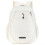 Polyester Backpack for Tennis and Badminton Rackets With Adjustable Straps White Racket Carry Bag 1