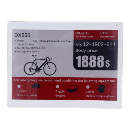 Elektronisches Papierdisplay 10,2 Zoll kabellos