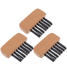 3 cepillos para home plate softball, mango madera, árbitro