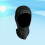 gorro esnórquel con máscara completa, capucha surf (negro, m) 10