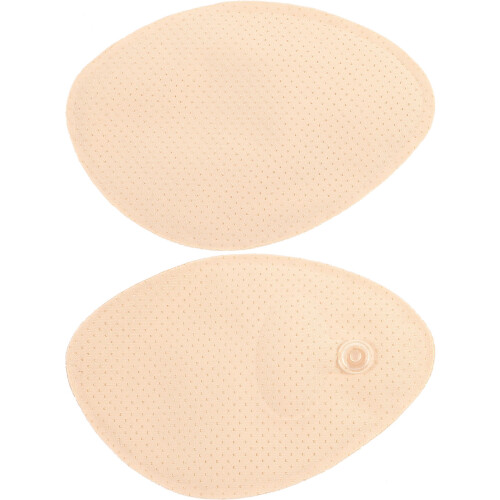 Smooth Cómodo Reutilizable Pequeño Pecho Inflable Acolchado (Beige)