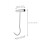manhole cover hook heavy duty lifting tool for storm drain silver 2