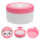 baby puff box fluffy pink after- face care container 11