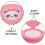 baby puff box fluffy pink after- face care container 9