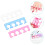 3Pcs Portable Silicone Finger Divider For Nail Art 5