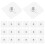 30Pcs Adhesive Wall Hooks For Frames Mirrors Clocks Kitchen 9