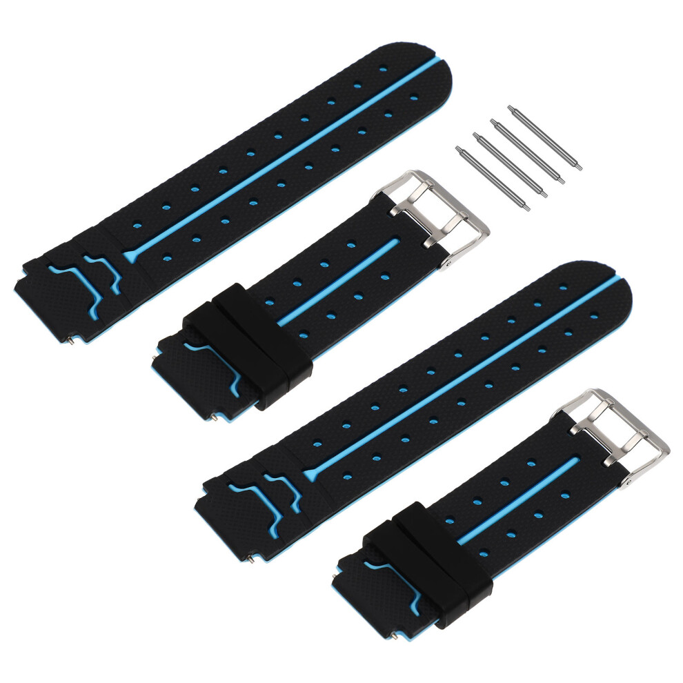 2Pcs Silicone Replacement Watch Bands Adjustable For Kids Smartwatch Light 3314107651841