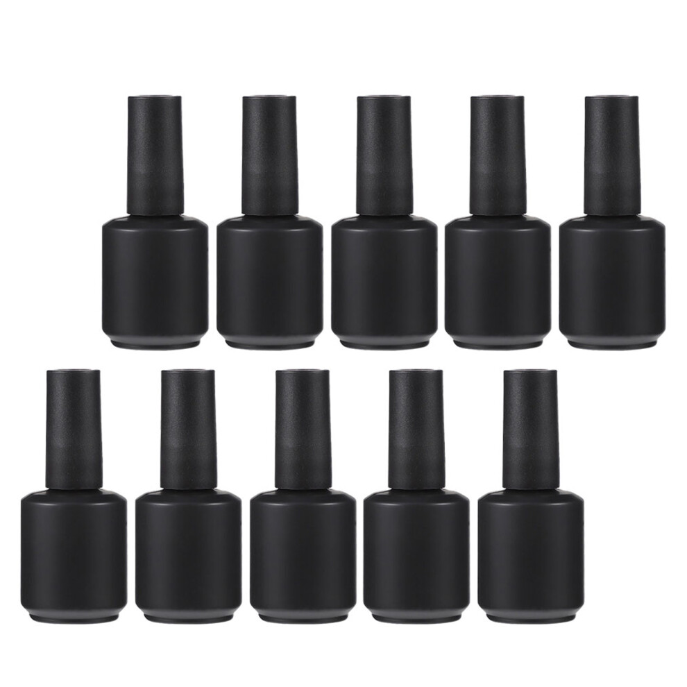 Inoomp 10Pcs Durable Empty Nail Polish Bottles Dispenser