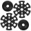 4Pcs Outdoor Climbing Trekking Pole Tips Snowflake Disk Cover 5