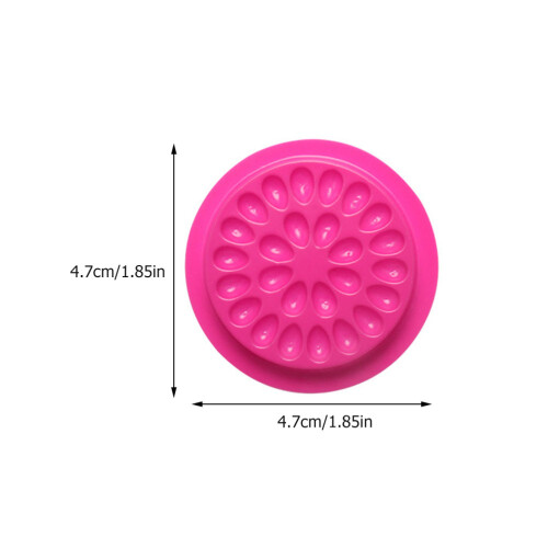 60Pcs Grafting Eyelash Glue Trays Flower Holders Lash Tools 1