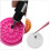 60Pcs Grafting Eyelash Glue Trays Flower Holders Lash Tools 11