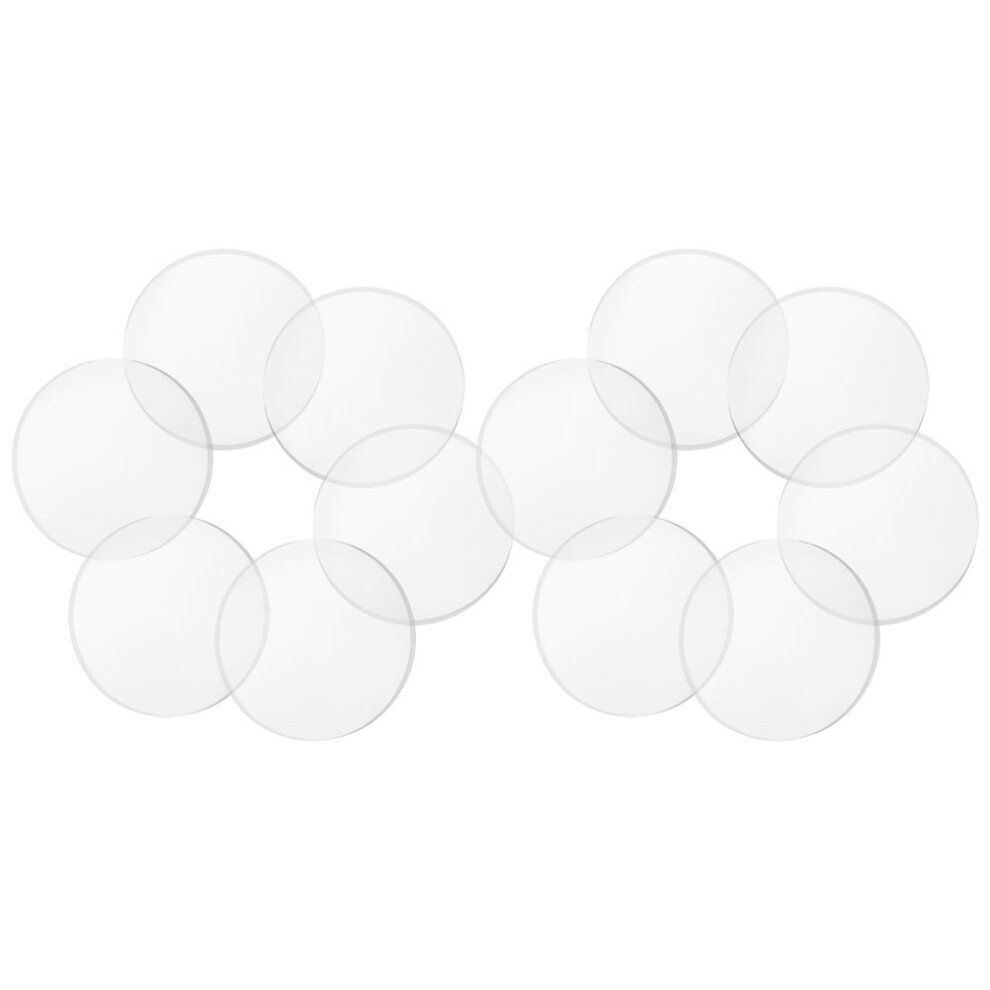 12Pcs Clear Glass Table Bumpers Non-Adhesive Rubber Pads Spacers 3314107667910