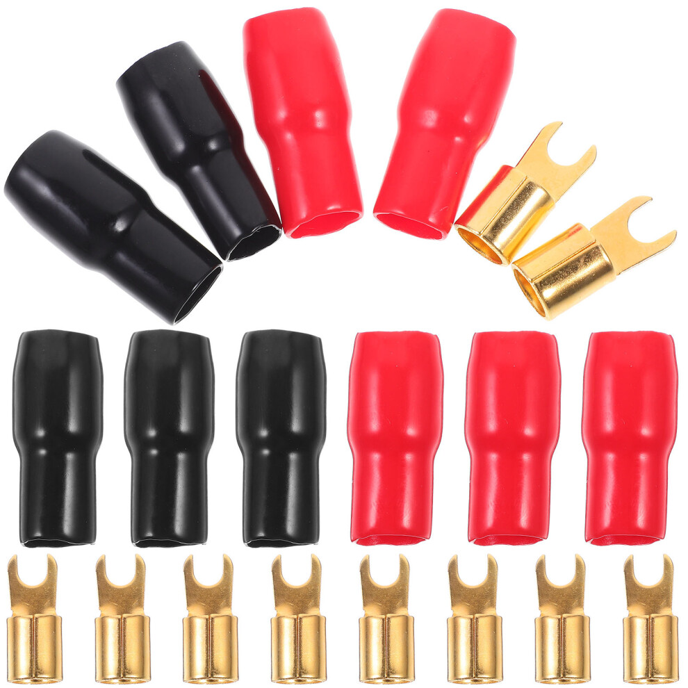 5 Pairs 4 Gauge Terminal Connectors For Speaker Wire 3314107641125