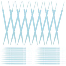 1100Pcs Double-Ended Plastic Toothpicks For Oral Care (White)